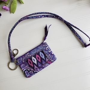 ⛔SOLD⛔ N/A Vera Bradley ID case & lanyard